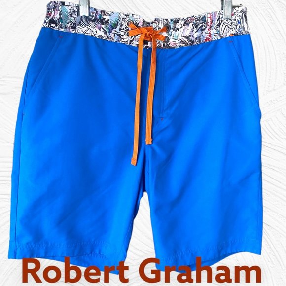 ROBERT GRAHAM SWIM TRUNKS (SZ 32) (NWT) - Picture 1 of 11